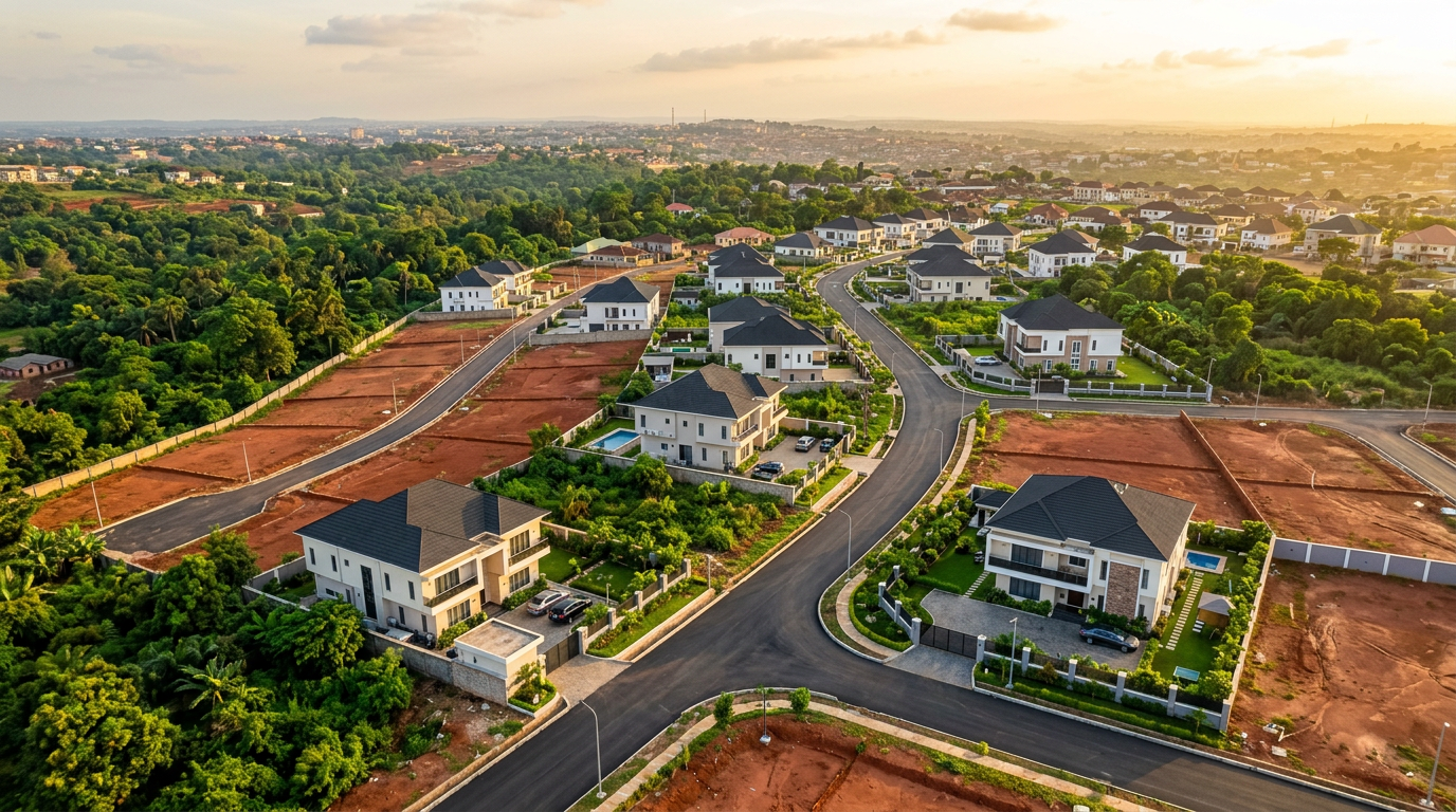 Land, houses & shops